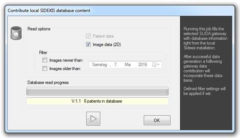 Erweiterter SIDEXIS SYNC SERVICES Datenbankleser